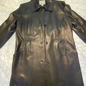 Faconnable “butter” leather 35” jacket. Never worn!